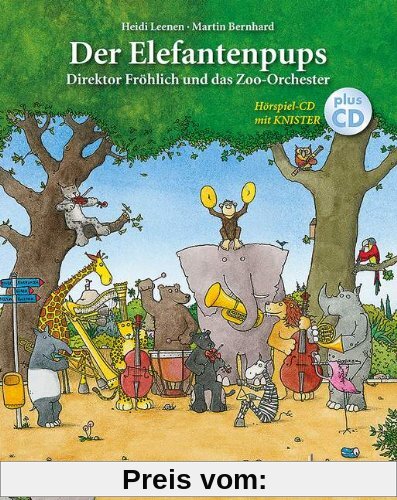 Der Elefantenpups: Direktor Fröhlich und das Zoo-Orchester. Ausgabe mit CD.